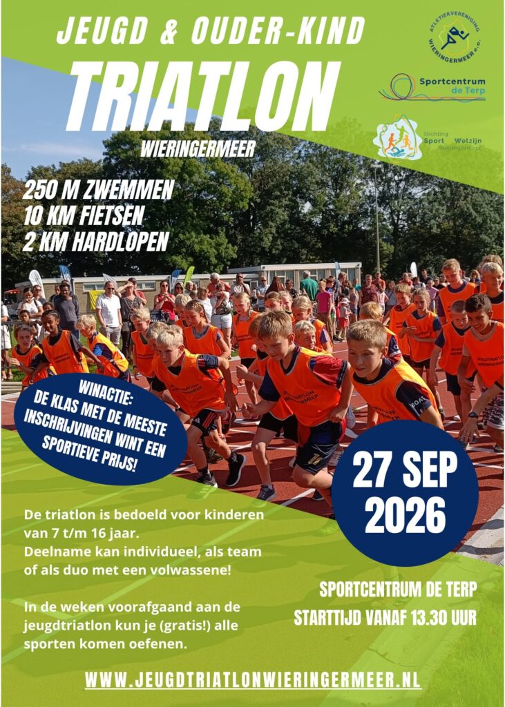 Jeugd & Ouder-kind Triatlon Wieringermeer
